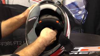 How to change top padding in an LS2 Helmet [upl. by Betty509]