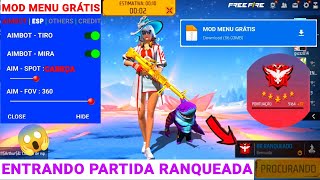 NOVO HACK GRÁTIS DO FREE FIRE MOD MENU NOVA ATUALIZAÇÃO COMPLETO COMO BAIXAR E INSTALAR [upl. by Geaghan]