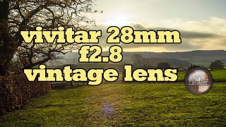 vintage lens vivitar 28mm f28 [upl. by Steinman]