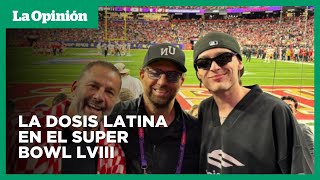 Super Bowl 2024 Estrellas latinas que brillaron en el Allegiant Stadium  La Opinión [upl. by Nybor]