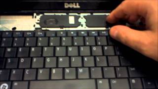 Inspiron 1440 Keyboard Removal [upl. by Ydorb]