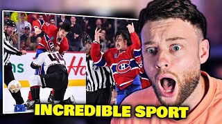 SOCCER FAN REACTS NHL GOALS HITS amp HUGE FIGHTS FROM THE 2023 SEASON💥 [upl. by Cyler56]