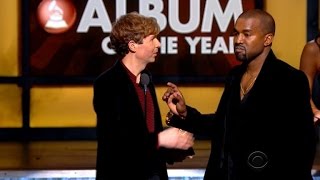 Kanye West Stormed the Stage Again When Beyonce Lost to Beck at the GRAMMYs [upl. by Eciryt480]