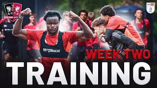 Preseason training Week 2️⃣  Exeter City Football Club [upl. by Enelehcim]