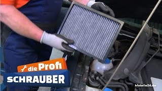 Innenraumfilter  Pollenfilter wechseln erneuern  VW  Audi  Skoda [upl. by Ahsik]