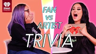 Maggie Lindemann Goes Head to Head With Her Biggest Fan  Fan Vs Artist Trivia [upl. by Irak]