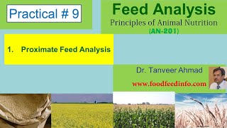 Practical9  Proximate Feed Analysis [upl. by Eiramenna]