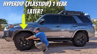 Does Hyperdip Plasti Dip Last Heres How it Looks After 1 Year [upl. by Eustis]