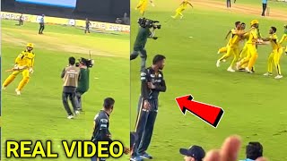 Frustrated Hardik Pandya Angry Reaction When Jadeja Celebrate Front of Him  CSK vs GT IPL 2023 [upl. by Irmine]