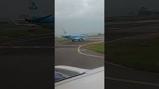 KLM Gearmen airlines City Hopper take off Amsterdam [upl. by Kubis482]