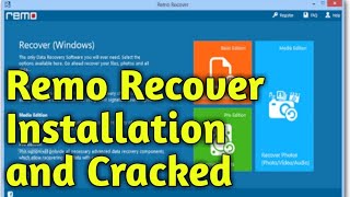 Remo Recover How to Install and crack [upl. by Aenel]