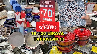 SCHAFER OUTLETTE ÇOOK UCUZ ÜRÜNLER❗️70 İNDİRİM 2030 TLYE TABAKLARİNANILMAZ ÇEYİZ ALIŞVERİŞİ [upl. by Nap]