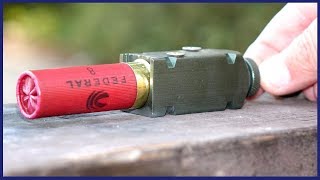 Shotgun Shell exploding OUTSIDE a gun  What Happens [upl. by Anu]