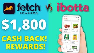 Fetch vs Ibotta Which is the BEST Cash Back Reward App [upl. by Astrix]