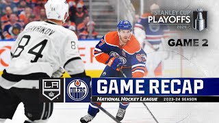 Gm 2 Kings  Oilers 424  NHL Highlights  2024 Stanley Cup Playoffs [upl. by Helali]