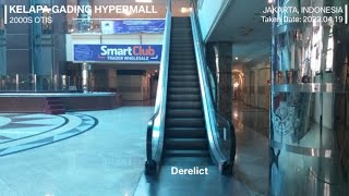 Turned Off 2000s OTIS Escalators at Kelapa Gading Hypermall Jakarta [upl. by Ycak183]