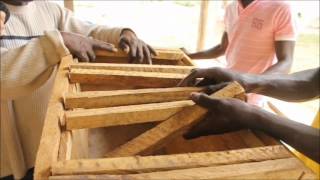 How to Construct Kenya amp Saltpond Topbar Bee Hives  Peace Corps Ghana [upl. by Jacynth]