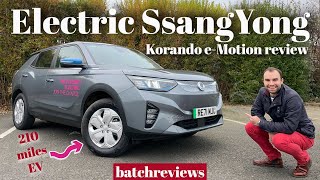 SsangYong Korando eMotion Electric review [upl. by Arorua]