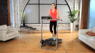 4010  Exerpeutic 100XL Heavy Duty Magnetic Manual Treadmill with Pulse [upl. by Idel]