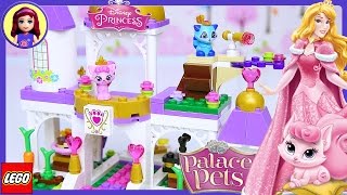 Lego Disney Princess Palace Pets Royal Castle Build Review Silly Play  Kids Toys [upl. by Elyc]