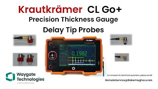 Waygate Technologies  Krautkrämer CL Go With Delay Tip Probes [upl. by Sweeney]