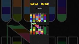 Water sort puzzle level 1837 [upl. by Stevana]