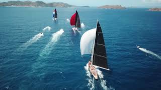 2018 St Barths Bucket Regatta Friday [upl. by Semajwerdna]