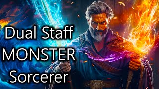 Dual Staff MONSTER Sorcerer Build In Baldurs Gate 3 Perfected amp MinMaxed My Sorcerer Build [upl. by Aeikan]