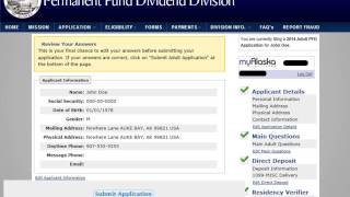 2014 PFD Online Application guide [upl. by Rew]