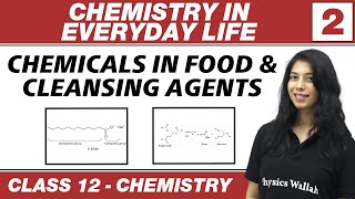 Chemistry in Everyday Life 02  Chemicals in Food amp Cleansing Agents  Class 12 NCERT [upl. by Collar]