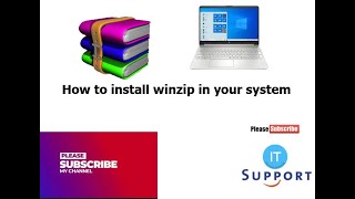 How to install winzip in your system [upl. by Enasus645]