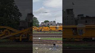 Plasser Track Maintenance Ballast Cleaning Machine in Akola SCR [upl. by Welby377]