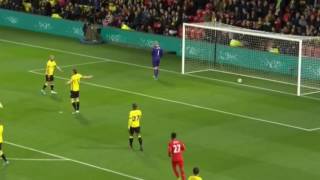 Emre Can Goal VS Watford 010517 Amazing bicycle kick [upl. by Darryn404]