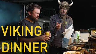 Viking Dinner for Ronny Dahl  Sacrificial Salmon [upl. by Demetrius]