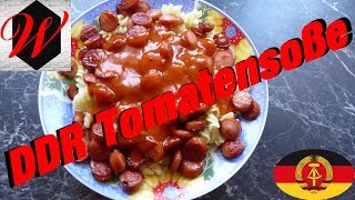 DDR Rezept Tomatensoße wie aus der Schulküche einfach lecker schnell und günstig [upl. by Yenohtna]