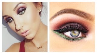 Fall Smokey Eye With A Pop Of Color Drugstore Products  Jaclyn Hill [upl. by Aiuqal]