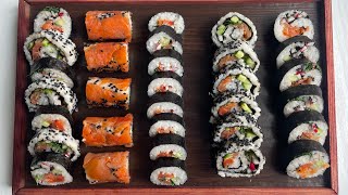 Sushi jak zrobić w domu krok po kroku tutorial [upl. by Ellenid162]