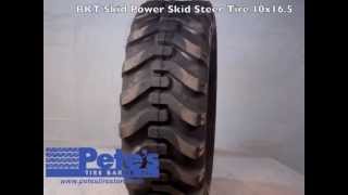 BKT Skid Power Skid Steer Tire 10x165 [upl. by Solenne]