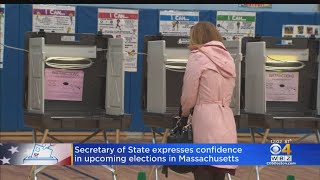 Secretary Of State Expresses Confidence In Upcoming Massachusetts Elections [upl. by Yacov]