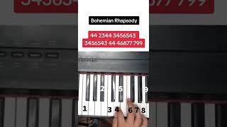 Bohemian Rhapsody piano tutorial [upl. by Ervine]