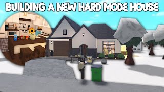 BUILDING A NEW NO GAMEPASS HOUSE IN BLOXBURG HARD MODE [upl. by Kalikow643]