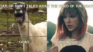 Taylor Swift talks and reacts to the video of the screaming goat [upl. by Warde771]