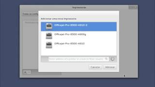 Instalando um impressora no Linux Básico [upl. by Atsed]