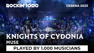 Knights of Cydonia  Muse played by 1000 musicians  Rockin1000 [upl. by Sunil]