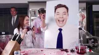 Ocean Spray Gives Jimmy Fallon his Cranberry Sauce Singles [upl. by Iveel347]