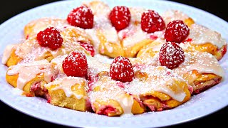 Raspberry Cream Cheese Crescent Easy but Decadent [upl. by Betteann776]