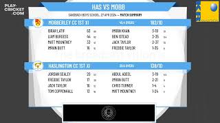 Haslington CC 1st XI v Mobberley CC 1st XI [upl. by Argela]