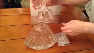 Godinger Silver Art Dublin Triangular Crystal Decanter [upl. by Israeli]