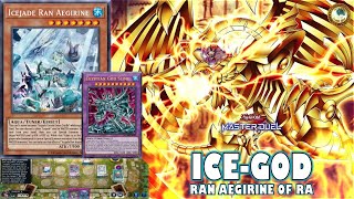 TIER 0 💧 Icejade RA OTK  True Sun GOD Slime  BEST Ran Aegirine Support YuGiOh MASTER DUEL [upl. by Ludvig]