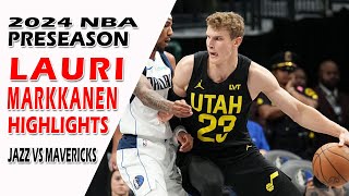 Lauri Markkanen Highlights vs Dallas Mavericks [upl. by Alarise770]